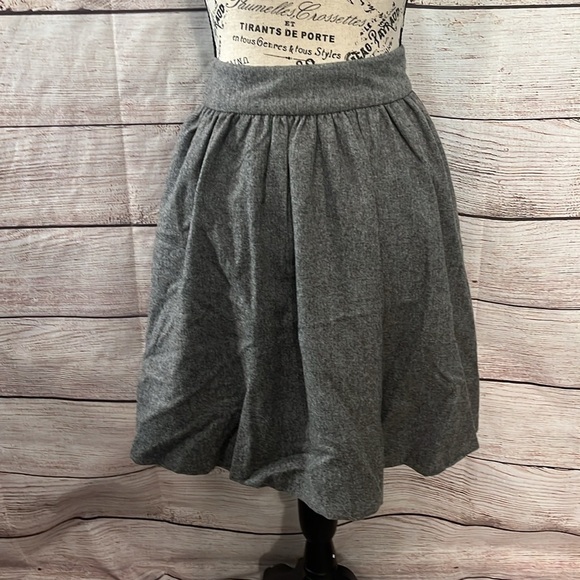 Anthropologie Taikonhu A-line Skirt Wool & Cashmere Button Detail Size 8 Lined - Picture 5 of 10